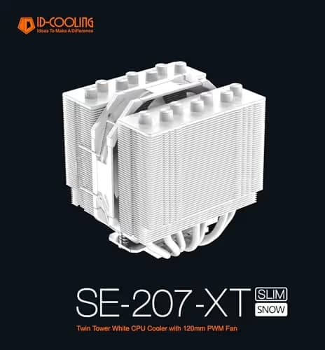 ID-COOLING SE-207-XT SLIM Air 135mm 76.16 CFM White image