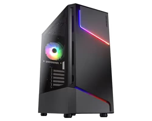 Cougar MX360 ATX Mid Tower Black RGB Tempered Glass Side Panel image