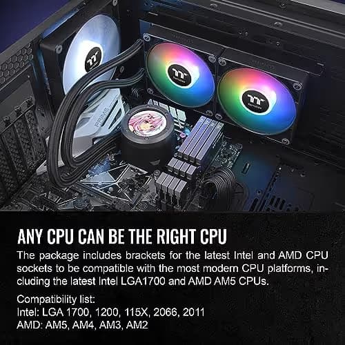Thermaltake TH240 V2 Ultra ARGB Black image