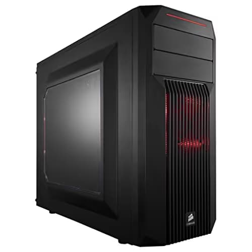 Corsair Carbide Series SPEC-02 ATX Mid Tower Black / Red Acrylic Side Panel, USB 3.2 Gen 1 Type-A image