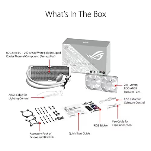 Asus ROG STRIX LC II ARGB 80.95 CFM Liquid image