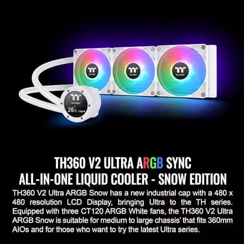 Thermaltake TH360 V2 Ultra ARGB Snow White image