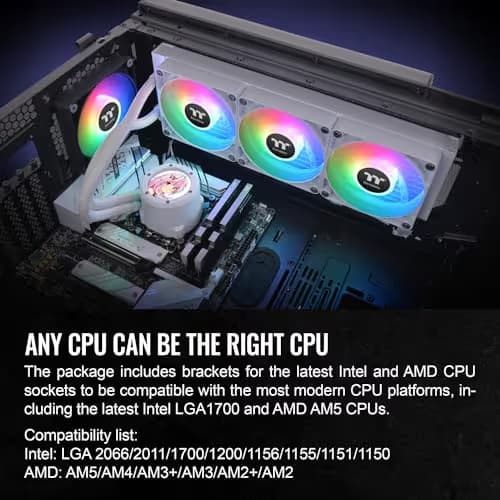 Thermaltake TH360 V2 Ultra ARGB Snow White image