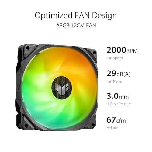 Asus TUF Gaming LC II ARGB 67 CFM Water 240mm Black image