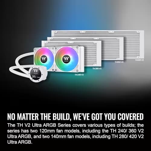 Thermaltake TH240 V2 Ultra ARGB Snow White image