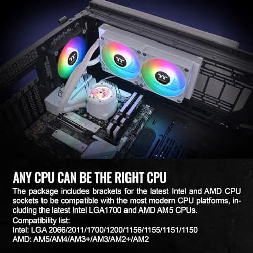 Thermaltake TH240 V2 Ultra ARGB Snow White image