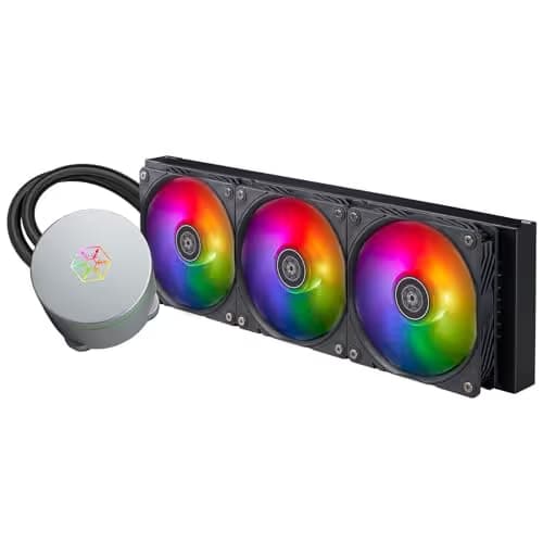 Silverstone IceMyst 360 Water 360mm 75.74 CFM Silver / Black main image