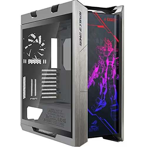 Asus ROG Strix Helios Gundam Edition ATX Full Tower Silver / Multicolor with Tempered Glass Side Panel and USB 3.2 Gen 2 Type-C / USB 3.2 Gen 1 Type-A image