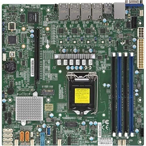 Supermicro Intel C242 X11SCL-LN4F LGA1151 DDR4 Micro ATX image
