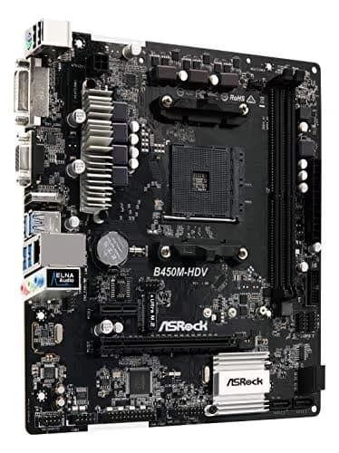 ASRock B450 M-HDV AM4 DDR4 Micro ATX image