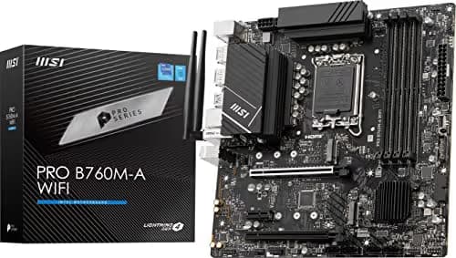 MSI PRO B760M-A WIFI DDR5 Micro ATX image
