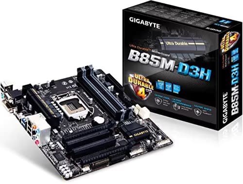 GIGABYTE GA-B85M-D3H LGA 1150 Micro ATX Intel Motherboard image