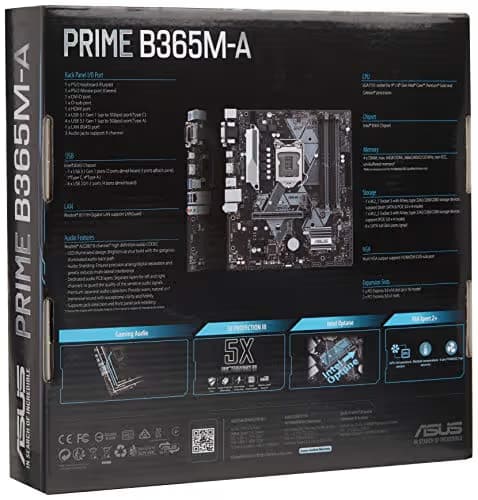 Asus B365 PRIME B365M-A LGA1151 DDR4 Micro ATX image
