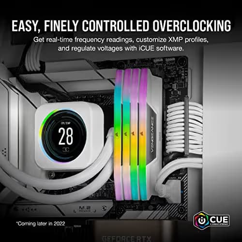 Corsair Vengeance RGB White DDR5-6000 CL36 32GB (2x16GB) image