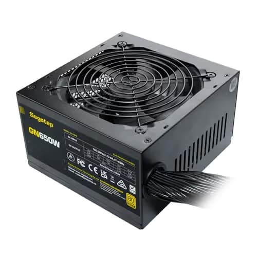 Segotep GN Black ATX 650W Non-Modular 80+ Gold Certified image