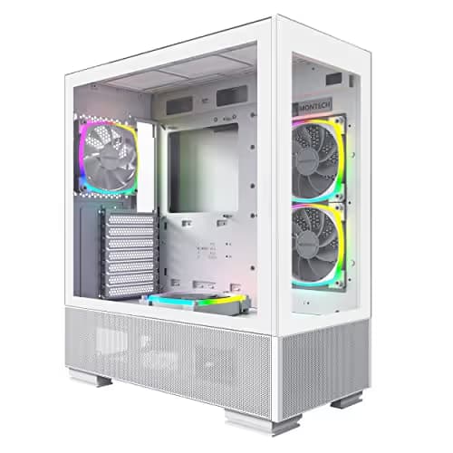 Montech SKY TWO ATX Mid Tower White Tempered Glass main image