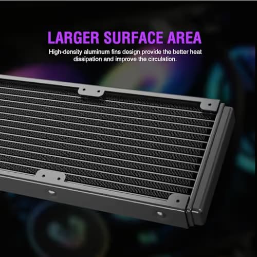Vetroo V240 52 CFM Water 240mm Black image