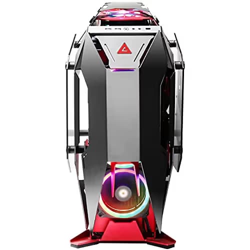 Antec TORQUE ATX Mid Tower Black / Red Tempered Glass Side Panel, USB 3.2 Gen 2 Type-C USB 3.2 Gen 1 Type-A image