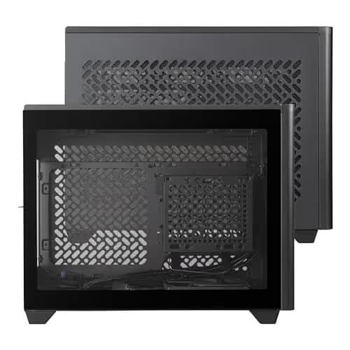 Cooler Master NR200P V2 Mini-ITX PC Case Ready, Top-Mount 280mm AIO, 357mm Vertical GPU Mount, Designed Ready Nvidia RTX 5090 | AMD RX 9070 XT, SFX PSU – Ready to Install, Tempered Glass, DIY image