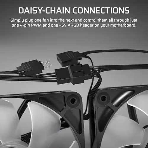 Corsair RS120 120mm White RGB PWM image
