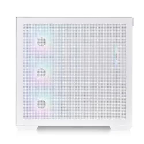 Thermaltake View 380 ARGB ATX Mid Tower White with Tinted Tempered Glass Side Panel and USB 3.2 Gen 2 Type-C, USB 3.2 Gen 1 Type-A image