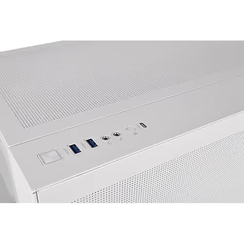 Thermaltake View 380 ARGB ATX Mid Tower White with Tinted Tempered Glass Side Panel and USB 3.2 Gen 2 Type-C, USB 3.2 Gen 1 Type-A image