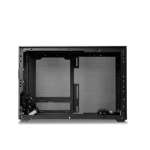 SSUPD Meshroom D Mini-ITX Desktop Black with Mesh Side Panel and USB 3.2 Gen 2 Type-C and USB 3.2 Gen 1 Type-A Front Panel USB image