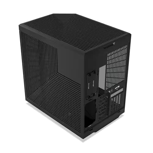 HYTE Y70 ATX Mid Tower Pitch Black with Tempered Glass Side Panel and USB 3.2 Gen 2 Type-C, USB 3.2 Gen 1 Type-A image