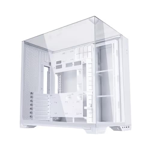Lian Li O11 VISION COMPACT ATX Mid Tower White Tempered Glass Side Panel image