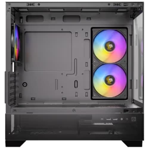 Antec CX500M RGB Micro ATX Mini Tower Black Tempered Glass Side Panel and USB 3.2 Gen 2 Type-C, USB 3.2 Gen 1 Type-A image
