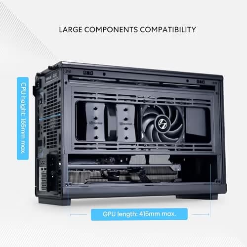 Lian Li A3-mATX Micro ATX Mini Tower Black Mesh image