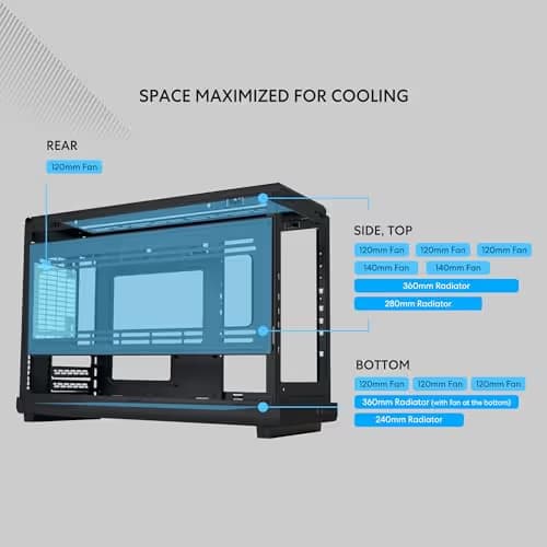Lian Li A3-mATX Micro ATX Mini Tower Black Mesh image