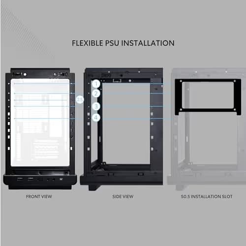 Lian Li A3-mATX Micro ATX Mini Tower Black Mesh image