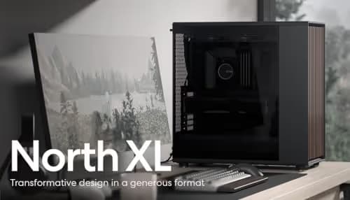 Fractal Design North XL ATX Full Tower Black with Tinted Tempered Glass Side Panel and USB 3.2 Gen 2 Type-C, USB 3.2 Gen 1 Type-A image