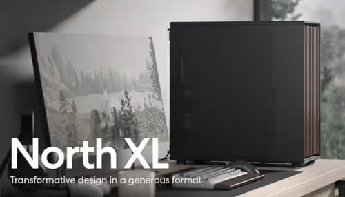 Fractal Design North XL ATX Full Tower Black with Mesh Side Panel and USB 3.2 Gen 2 Type-C, USB 3.2 Gen 1 Type-A image