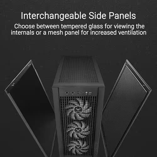 Asus TUF Gaming GT302 ATX Mid Tower Black ARGB Tempered Glass image