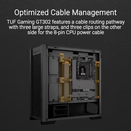 Asus TUF Gaming GT302 ATX Mid Tower Black ARGB Tempered Glass image