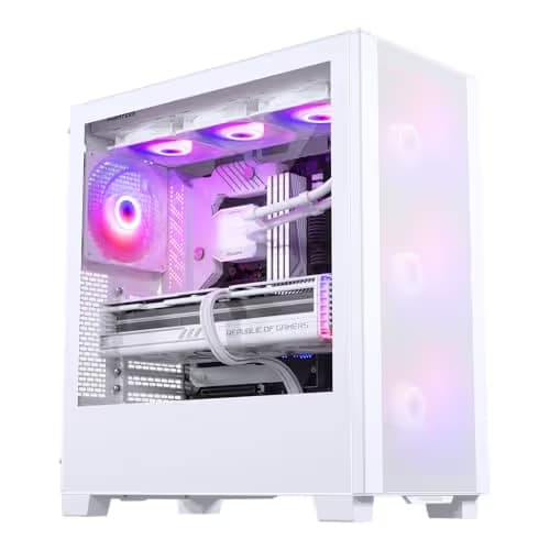 Phanteks XT PRO ULTRA ATX Mid Tower White Tempered Glass Side Panel main image
