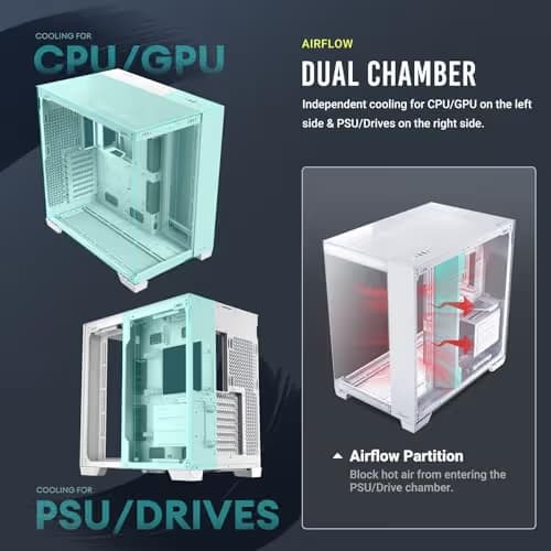 Antec C8 ATX Full Tower White with Tempered Glass Side Panel and USB 3.2 Gen 2 Type-C, USB 3.2 Gen 1 Type-A image