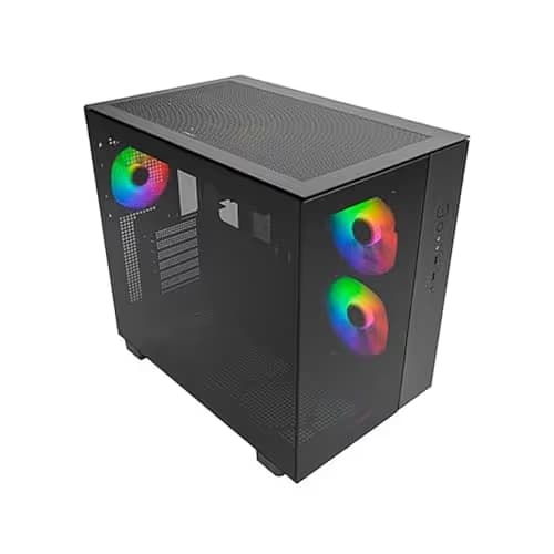 Montech KING 65 PRO ATX Mid Tower Black with Tempered Glass Side Panel and USB 3.2 Gen 2 Type-C, USB 3.2 Gen 1 Type-A main image