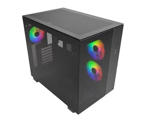 Montech KING 65 PRO ATX Mid Tower Black with Tempered Glass Side Panel and USB 3.2 Gen 2 Type-C, USB 3.2 Gen 1 Type-A image