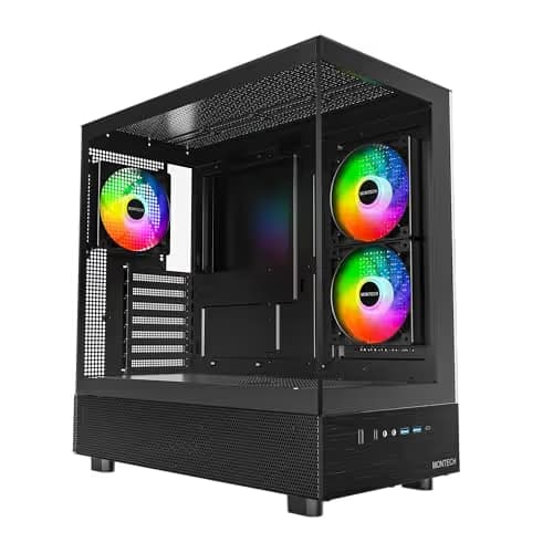 Montech XR ATX Mid Tower Black Tempered Glass main image