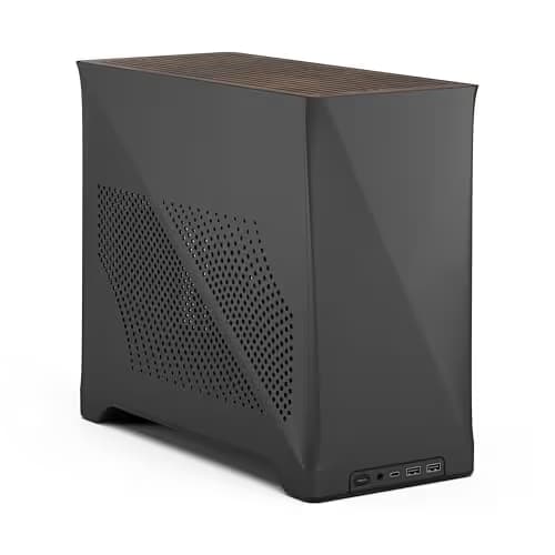 Fractal Design Era Mini-ITX Tower Black / Brown Mesh Side Panel, USB 3.2 Gen 2x2 Type-C/USB 3.2 Gen 1 Type-A main image