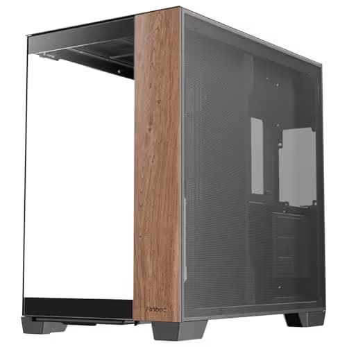 Antec C8 Wood ATX Full Tower Black / Brown with Tempered Glass Side Panel and USB 3.2 Gen 2 Type-C USB 3.2 Gen 1 Type-A main image