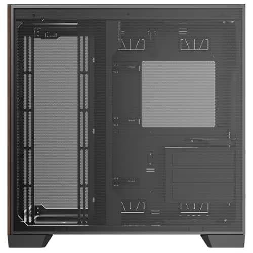 Antec C8 Wood ATX Full Tower Black / Brown with Tempered Glass Side Panel and USB 3.2 Gen 2 Type-C USB 3.2 Gen 1 Type-A image