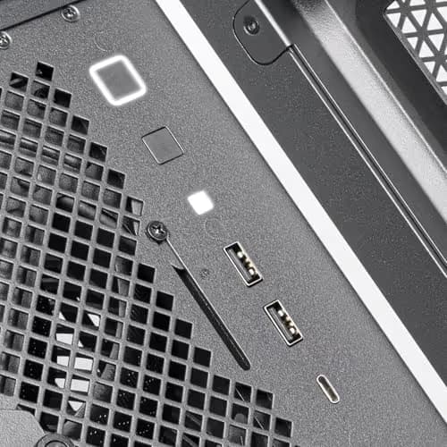 Silverstone ALTA D1 ATX Full Tower Black Mesh Side Panel image