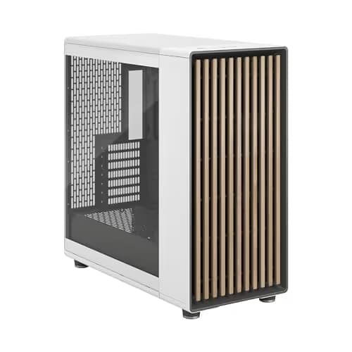 Fractal Design North XL ATX Full Tower White with Tempered Glass Side Panel and USB 3.2 Gen 2 Type-C, USB 3.2 Gen 1 Type-A image