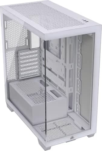 Corsair 3500X ATX Mid Tower White Tempered Glass Side Panel, USB 3.2 Gen 2 Type-C                                                    USB 3.2 Gen 1 Type-A main image