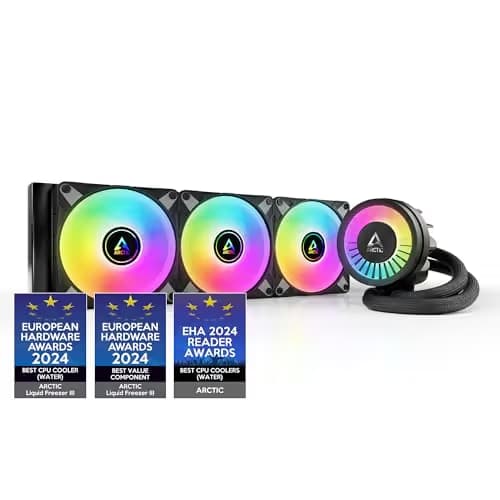 ARCTIC Liquid Freezer III 360 A-RGB 48.82 CFM Water 360mm Black image
