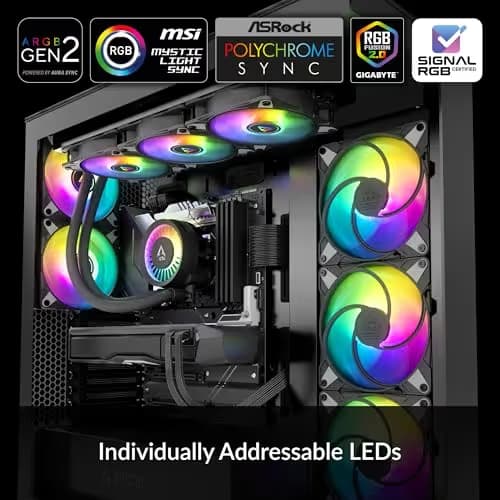 ARCTIC Liquid Freezer III 360 A-RGB 48.82 CFM Water 360mm Black image